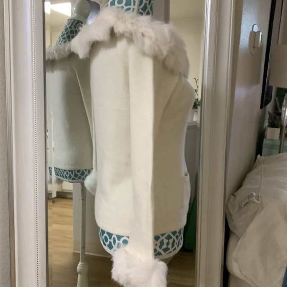 Vintage detachable rabbit hair sweater - Picture 3 of 9